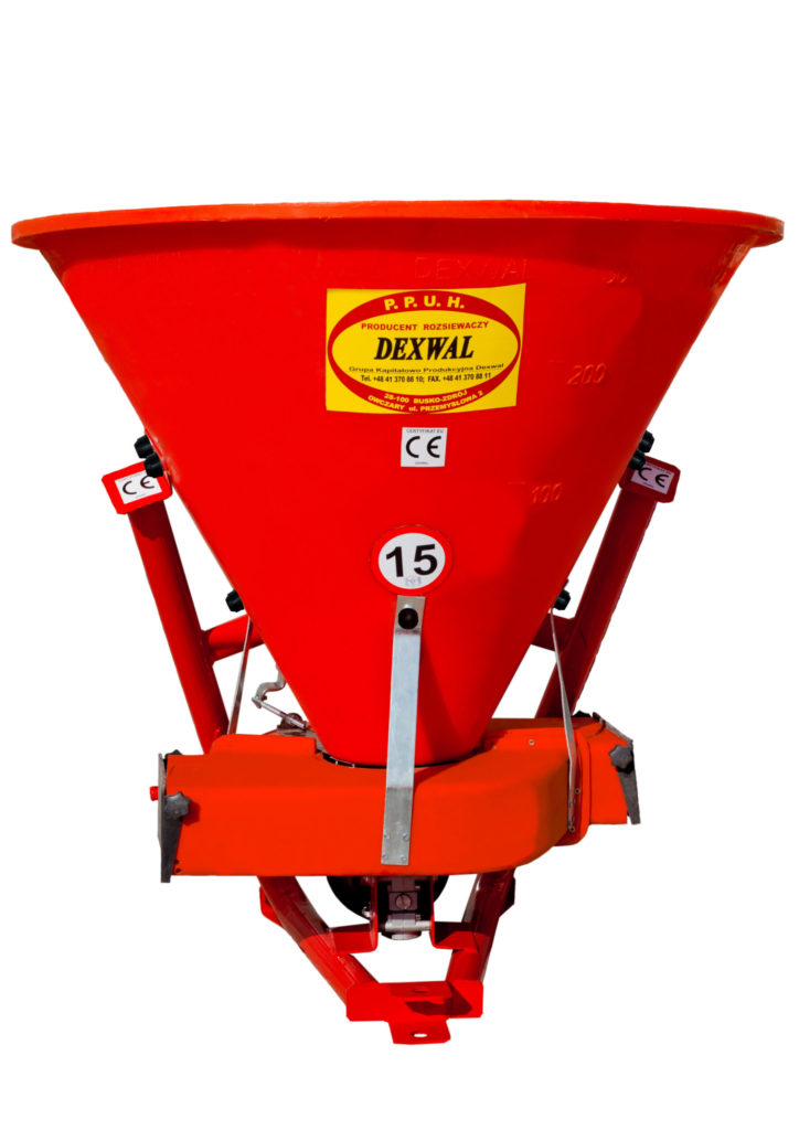 Rozsiewacz lejkowy sadowniczy jednotalerzowy Dexwal