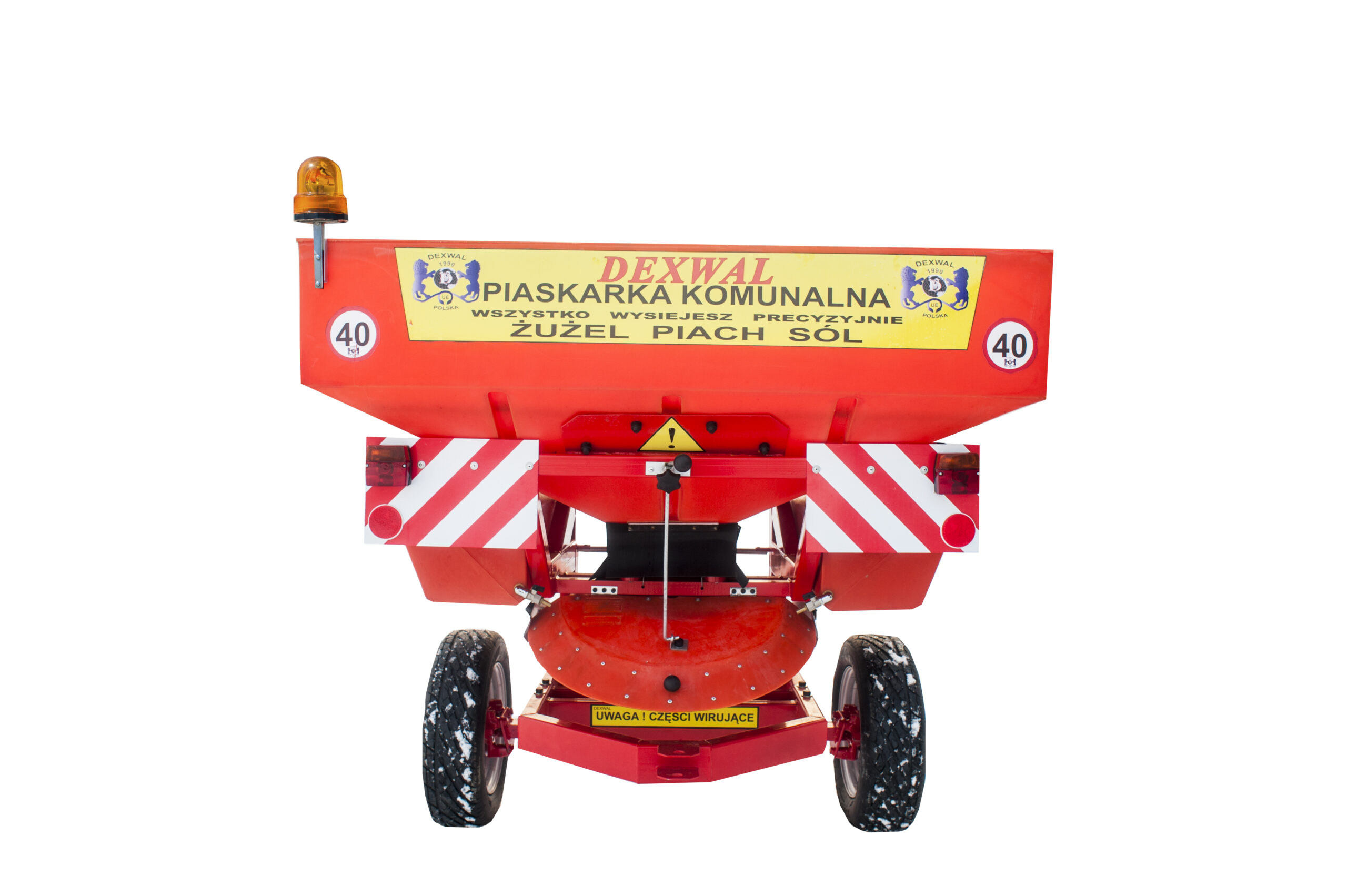 Piaskarko-solarka komunalna ciągniona - PSK 550 NH+W i PSK 1200 NH+W Dexwal