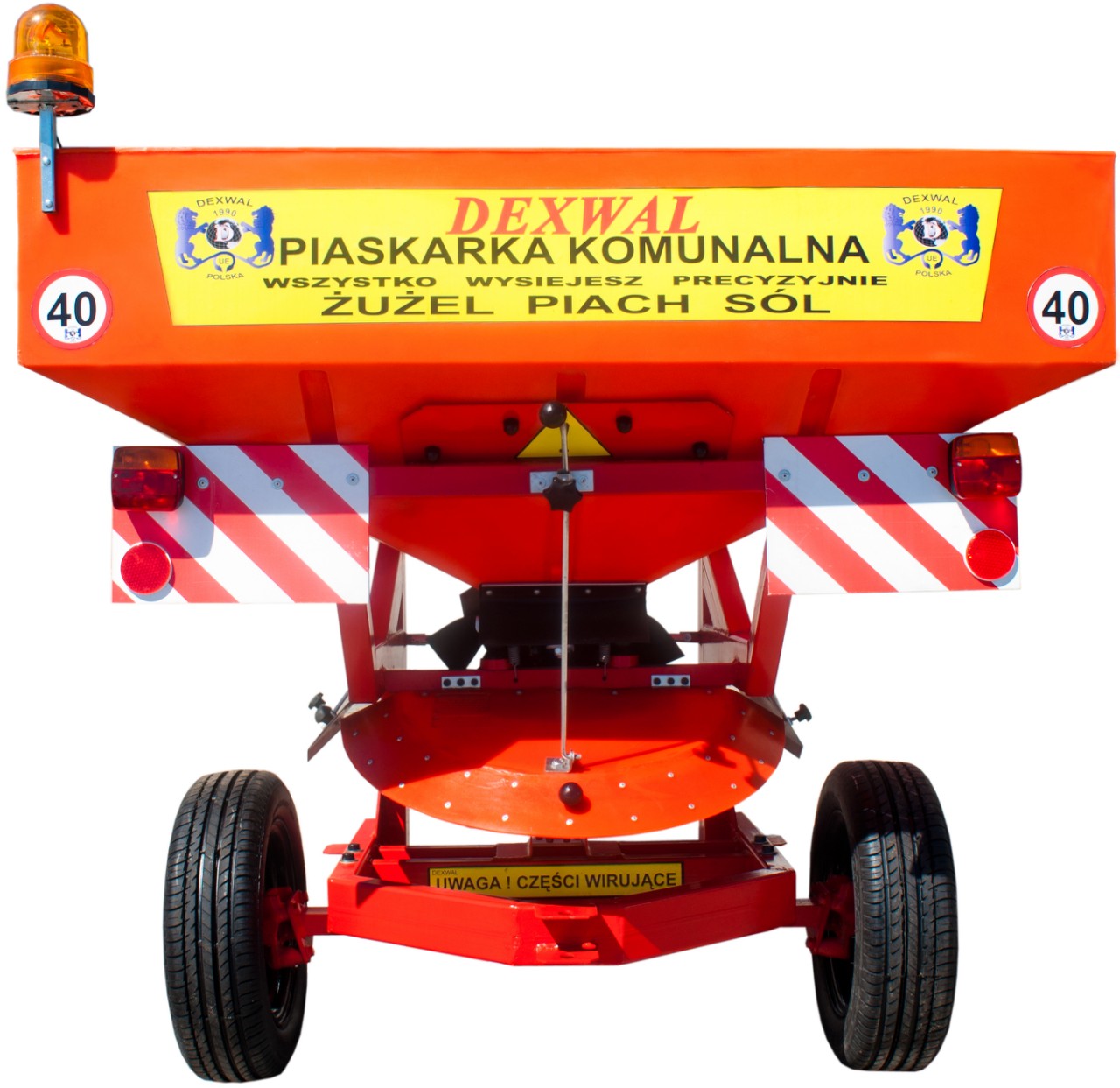 Piaskarka komunalna ciągniona - PK 550 NH+W i PK 1200 NH+W Dexwal